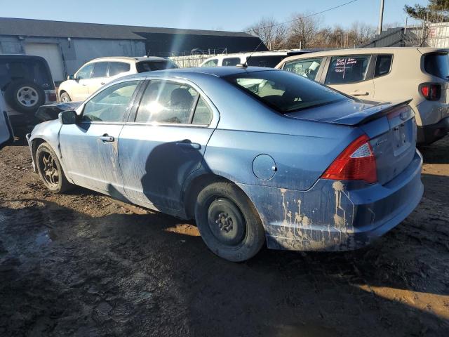 3FAHP0HA7AR244876 - 2010 FORD FUSION SE BLUE photo 2