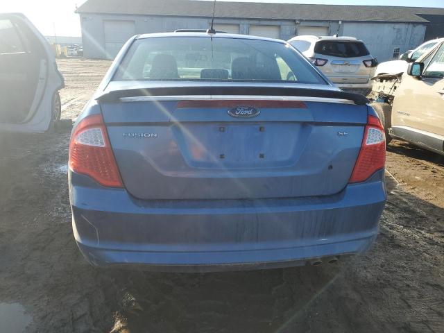 3FAHP0HA7AR244876 - 2010 FORD FUSION SE BLUE photo 6