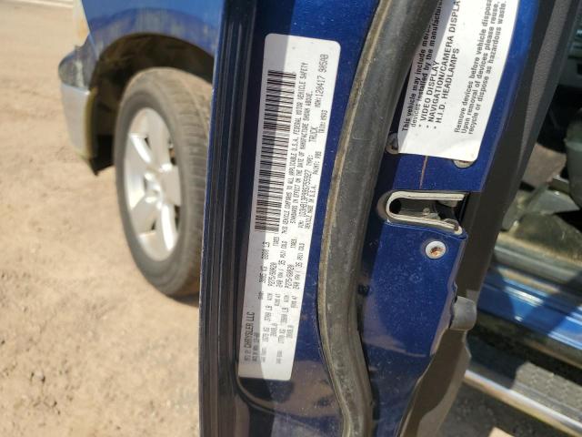 1D3HB13P99S755927 - 2009 DODGE RAM 1500 BLUE photo 12