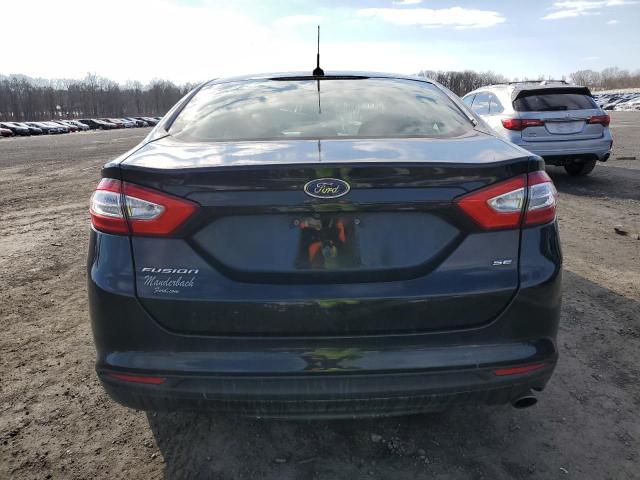 3FA6P0H75ER311105 - 2014 FORD FUSION SE BLACK photo 6