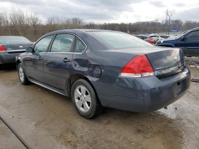 2G1WT57K391265365 - 2009 CHEVROLET IMPALA 1LT BLUE photo 2