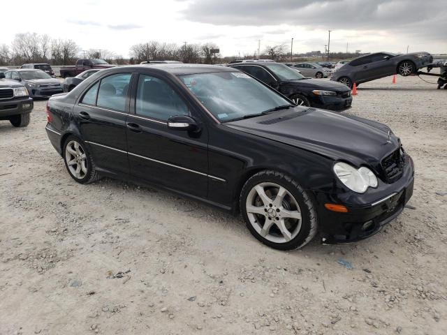 WDBRF52H87F908014 - 2007 MERCEDES-BENZ C 230 BLACK photo 4