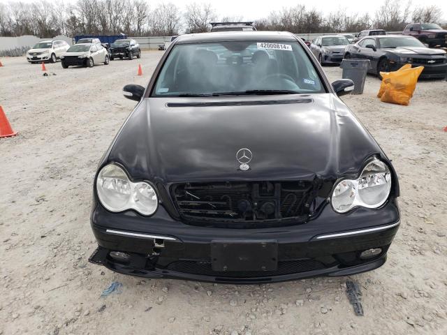 WDBRF52H87F908014 - 2007 MERCEDES-BENZ C 230 BLACK photo 5