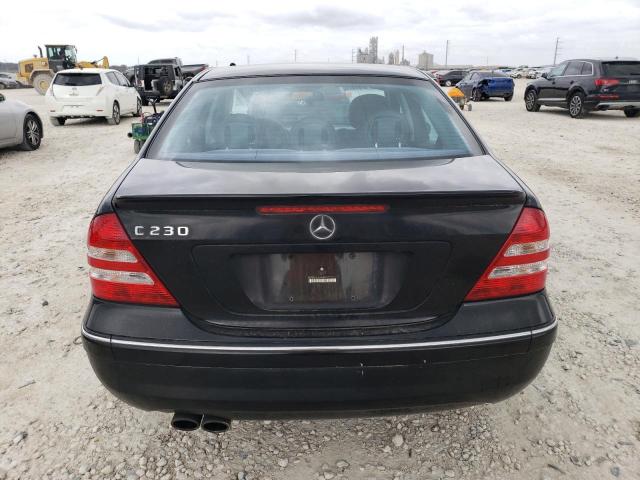 WDBRF52H87F908014 - 2007 MERCEDES-BENZ C 230 BLACK photo 6