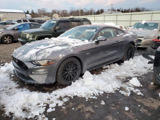 1FA6P8CF8M5135617 - 2021 FORD MUSTANG GT GRAY photo 1