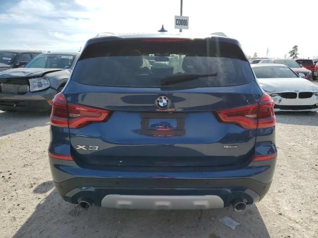 5UXTY3C09L9B39340 - 2020 BMW X3 SDRIVE30I BLUE photo 6