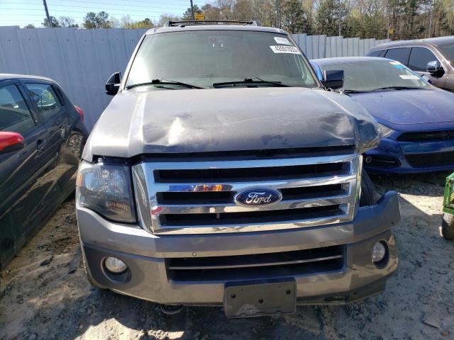 1FMJU2A50EEF06805 - 2014 FORD EXPEDITION LIMITED GRAY photo 5