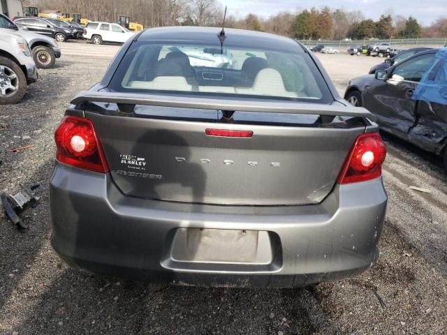 1C3CDZCB2CN153123 - 2012 DODGE AVENGER SXT GRAY photo 6