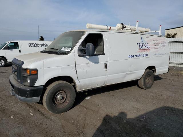 1FTSS3EL7ADA94718 - 2010 FORD ECONOLINE E350 SUPER DUTY VAN WHITE photo 1