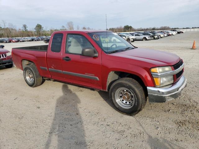 1GCCS196X58239780 - 2005 CHEVROLET COLORADO BURGUNDY photo 4