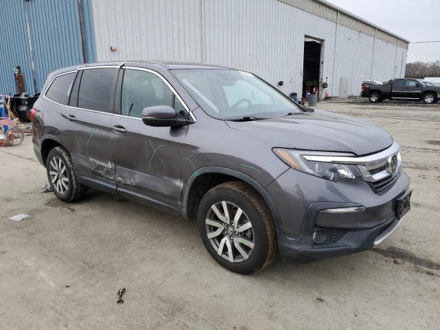 5FNYF6H59KB026914 - 2019 HONDA PILOT EXL GRAY photo 4