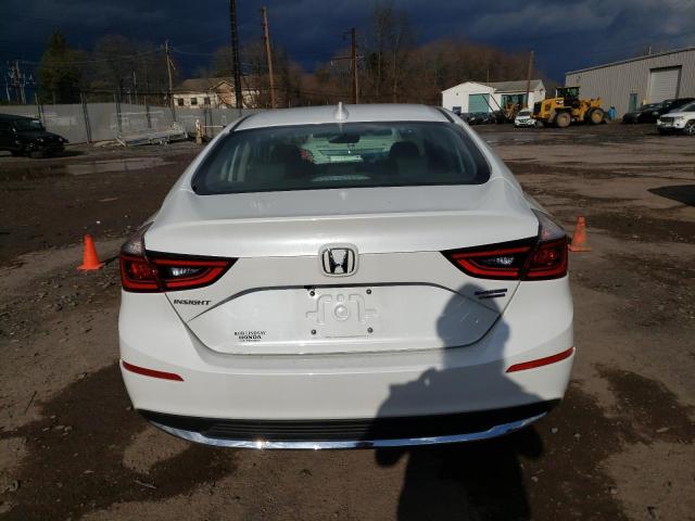 19XZE4F93NE006427 - 2022 HONDA INSIGHT TOURING WHITE photo 6