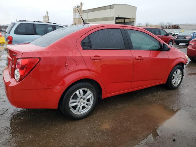 1G1JB5SH3C4130455 - 2012 CHEVROLET SONIC LS RED photo 3