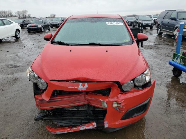 1G1JB5SH3C4130455 - 2012 CHEVROLET SONIC LS RED photo 5