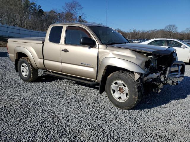 5TETU62N65Z128120 - 2005 TOYOTA TACOMA PRERUNNER ACCESS CAB BEIGE photo 4