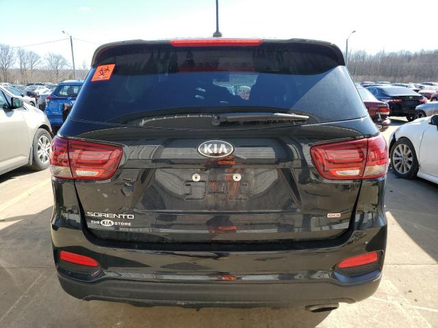 5XYPG4A34KG586743 - 2019 KIA SORENTO L BLACK photo 6