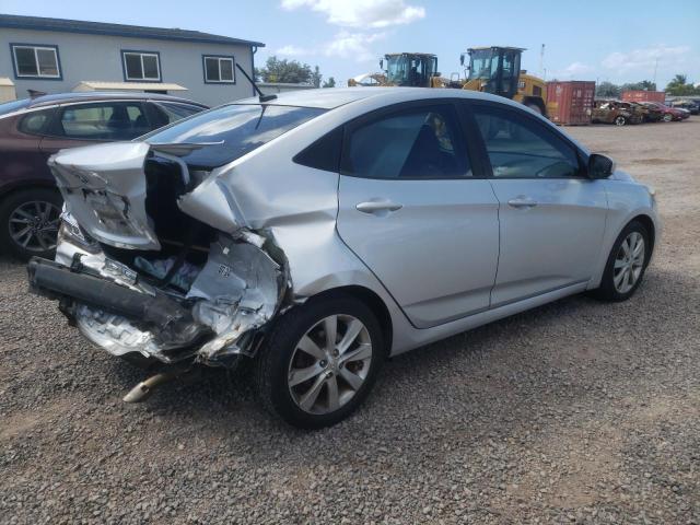 KMHCU4AE7DU561633 - 2013 HYUNDAI ACCENT GLS SILVER photo 3