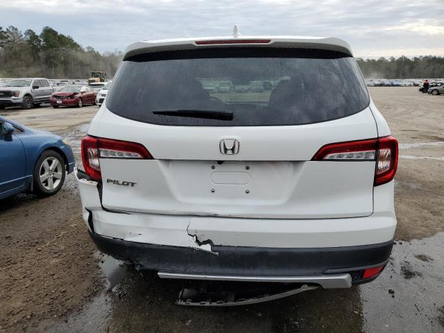 5FNYF5H59NB012378 - 2022 HONDA PILOT EXL WHITE photo 6