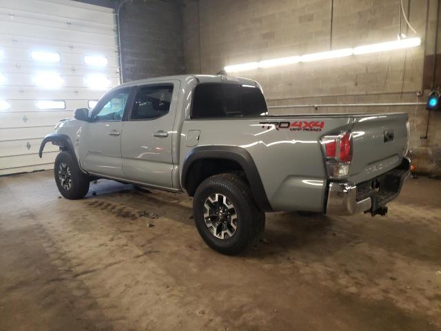 5TFCZ5AN7MX268258 - 2021 TOYOTA TACOMA DOUBLE CAB GRAY photo 2