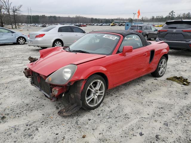 JTDFR3209Y0016255 - 2000 TOYOTA MR2 SPYDER RED photo 1