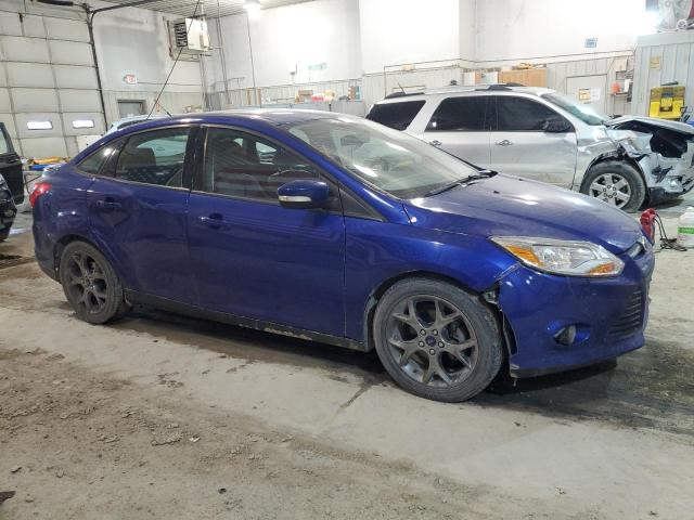 1FADP3F28DL290943 - 2013 FORD FOCUS SE BLUE photo 4