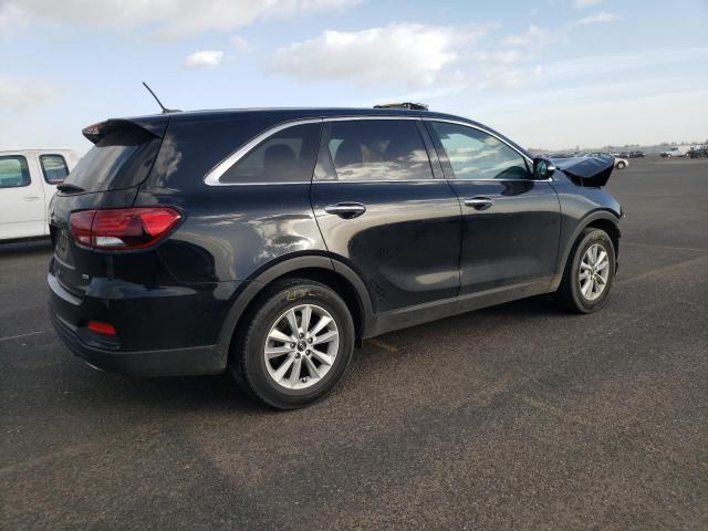 5XYPG4A37KG597218 - 2019 KIA SORENTO L BLACK photo 3