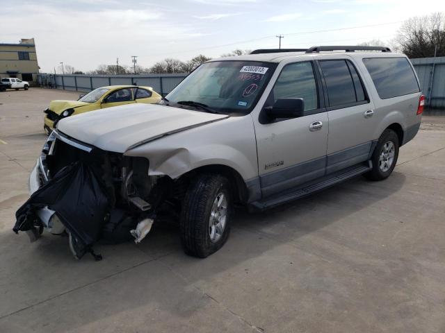 1FMFK15527LA35531 - 2007 FORD EXPEDITION EL XLT SILVER photo 1