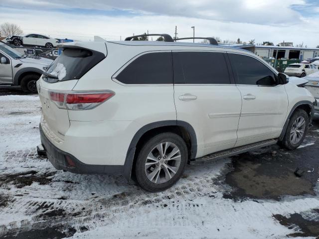 5TDJKRFHXES043491 - 2014 TOYOTA HIGHLANDER XLE 白色 照片 3