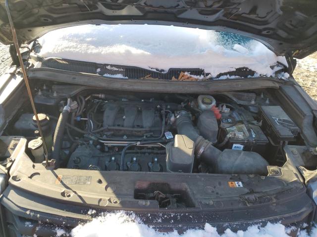 1FM5K8AR2HGD59747 - 2017 FORD EXPLORER POLICE INTERCEPTOR ორფეროვანი ფოტო 11