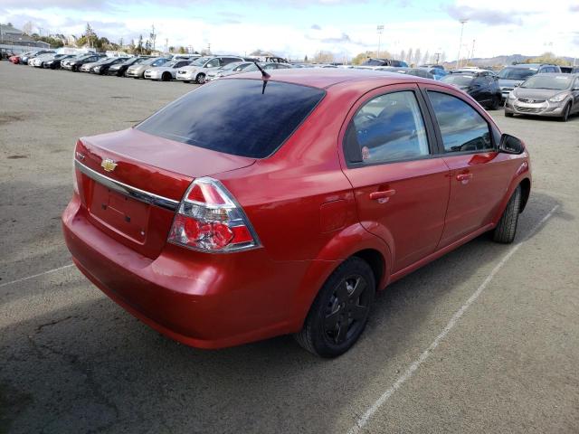 KL1TD56E09B372075 - 2009 CHEVROLET AVEO LS 勃艮第红 照片 3