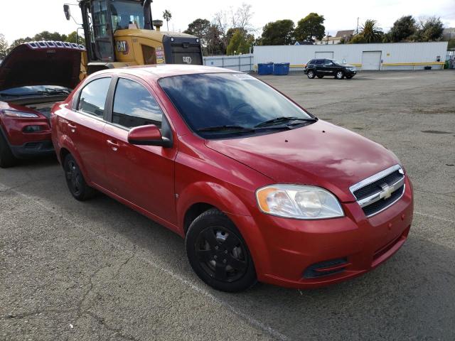 KL1TD56E09B372075 - 2009 CHEVROLET AVEO LS 勃艮第红 照片 4