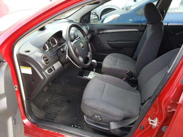 KL1TD56E09B372075 - 2009 CHEVROLET AVEO LS 勃艮第红 照片 7
