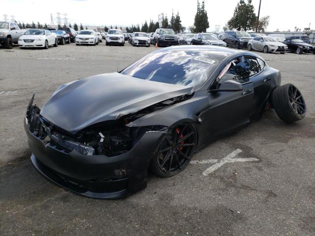5YJSA1E67MF438773 - 2021 TESLA MODEL S Qara foto 1