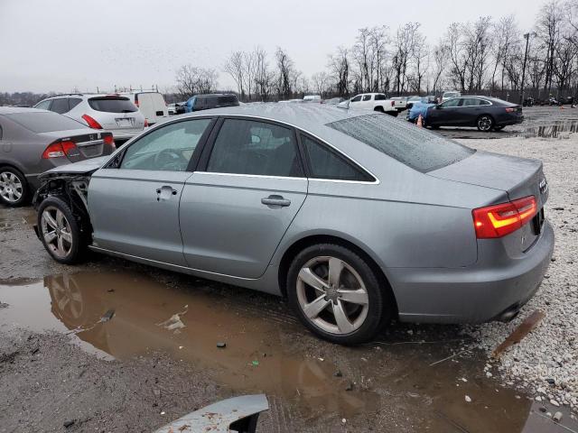 WAUBGAFC2CN010755 - 2012 AUDI A6 GRAY photo 2