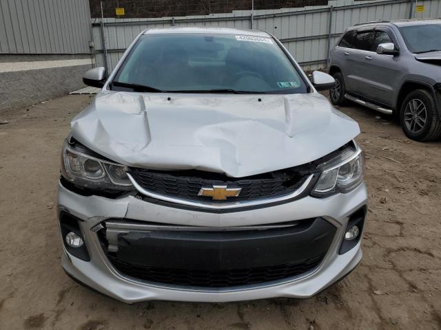 1G1JD5SG7H4116051 - 2017 CHEVROLET SONIC LT SILVER photo 5