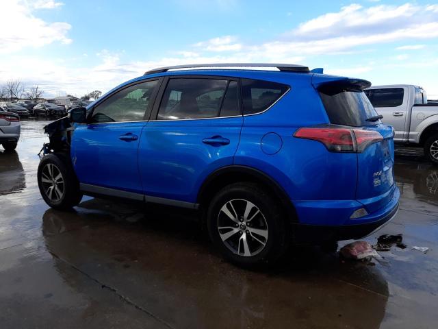 JTMWFREV7JJ199724 - 2018 TOYOTA RAV4 ADVENTURE BLUE photo 2