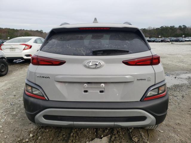 KM8K62AB4NU898729 - 2022 HYUNDAI KONA SEL SILVER photo 6