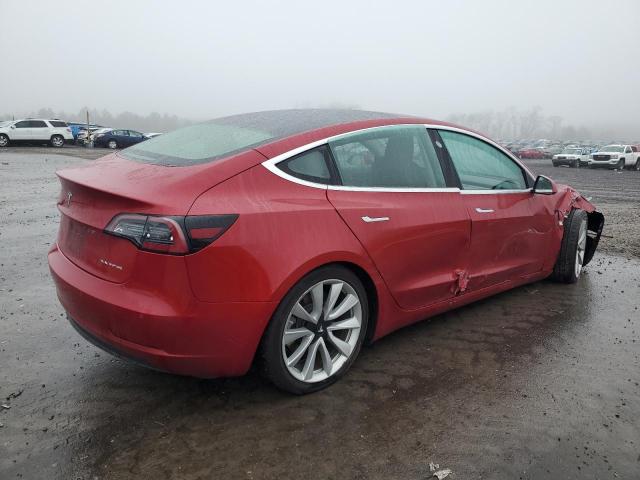 5YJ3E1EB8JF146065 - 2018 TESLA MODEL 3 RED photo 3