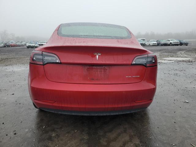 5YJ3E1EB8JF146065 - 2018 TESLA MODEL 3 RED photo 6