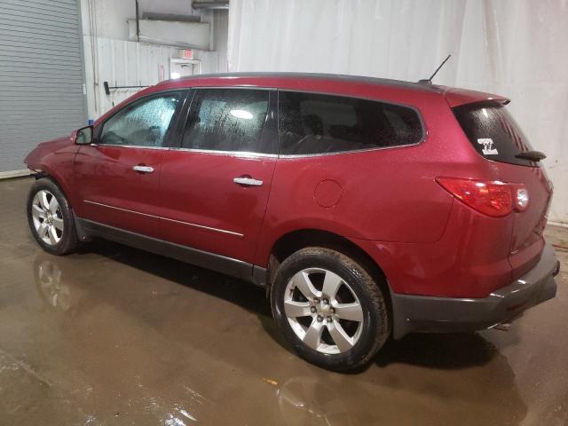 1GNKVLED5CJ274596 - 2012 CHEVROLET TRAVERSE LTZ MAROON photo 2