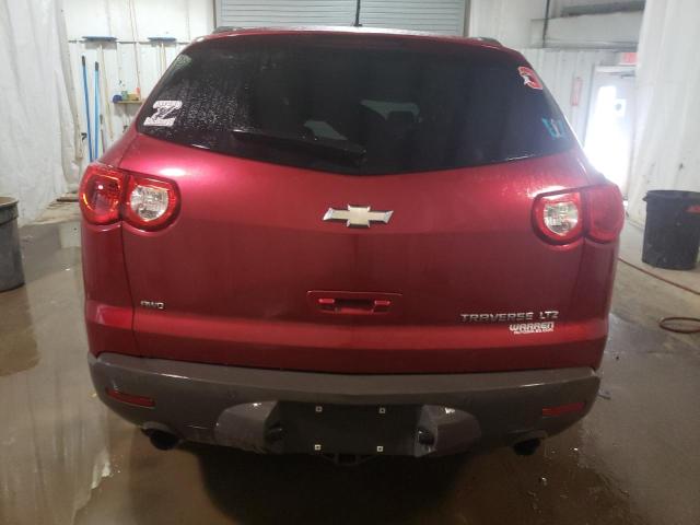 1GNKVLED5CJ274596 - 2012 CHEVROLET TRAVERSE LTZ MAROON photo 6