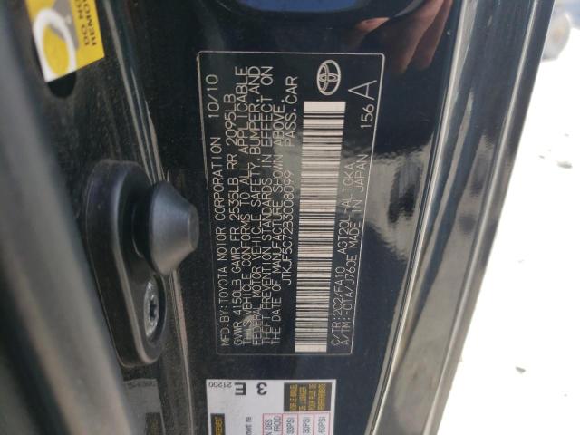 JTKJF5C72B3008099 - 2011 TOYOTA SCION TC 黑色 照片 12