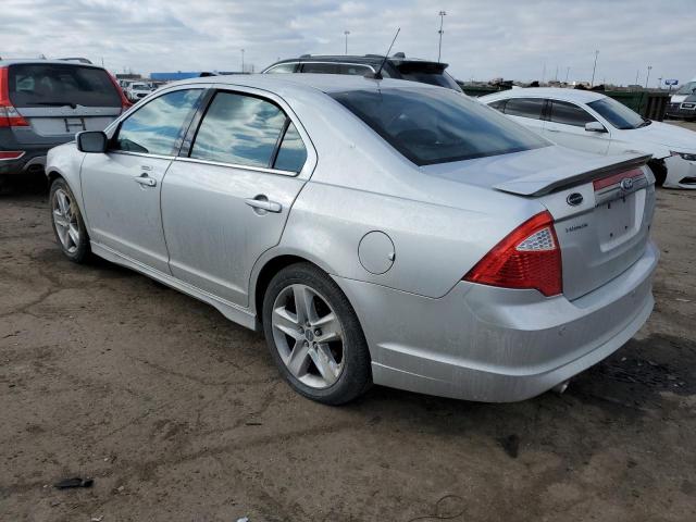 3FAHP0KC1BR290344 - 2011 FORD FUSION SPORT SILVER photo 2