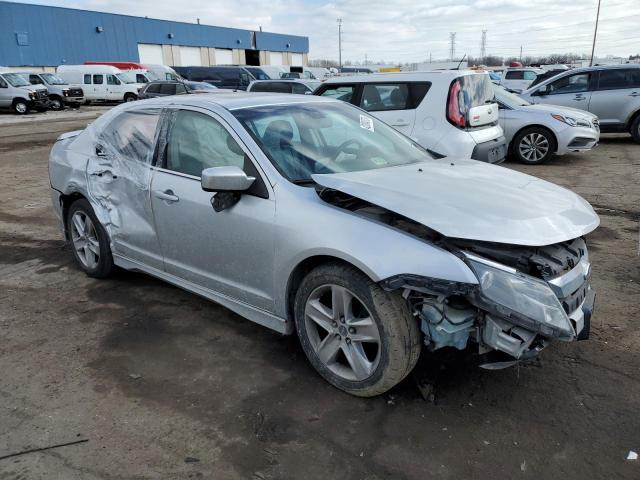 3FAHP0KC1BR290344 - 2011 FORD FUSION SPORT SILVER photo 4