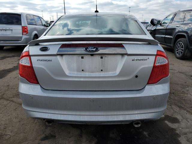 3FAHP0KC1BR290344 - 2011 FORD FUSION SPORT SILVER photo 6