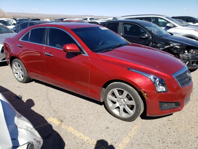 1G6AA5RA4E0111526 - 2014 CADILLAC ATS RED photo 4