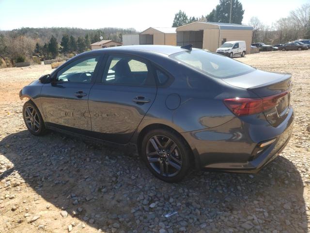 3KPF34AD0ME312620 - 2021 KIA FORTE GT LINE GRAY photo 2