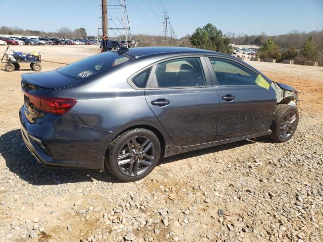 3KPF34AD0ME312620 - 2021 KIA FORTE GT LINE GRAY photo 3