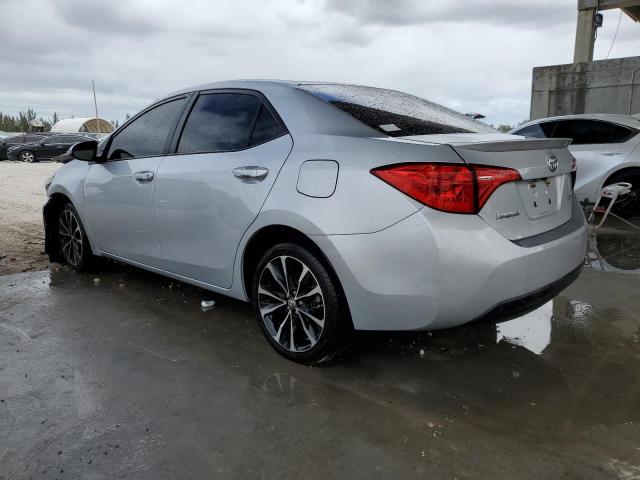 2T1BURHE8KC174747 - 2019 TOYOTA COROLLA L SILVER photo 2