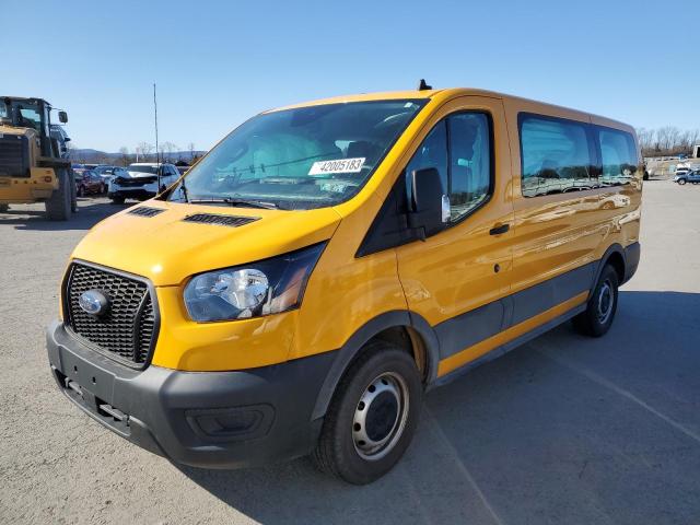 1FMZK1Y85MKA42798 - 2021 FORD TRANSIT T-150 YELLOW photo 1